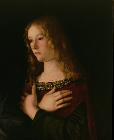 Mary Magdalene (detail) by Giovanni Bellini